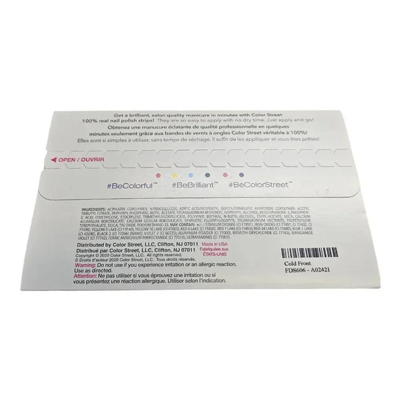 Cold Front -ColorStreet NWT Real nail Polish - Picture 2 of 3